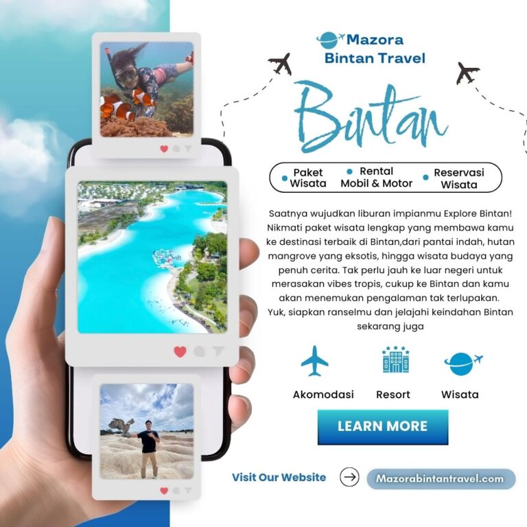 Wisata ke Pulau Bintan Murah dari Mazora Bintan Travel